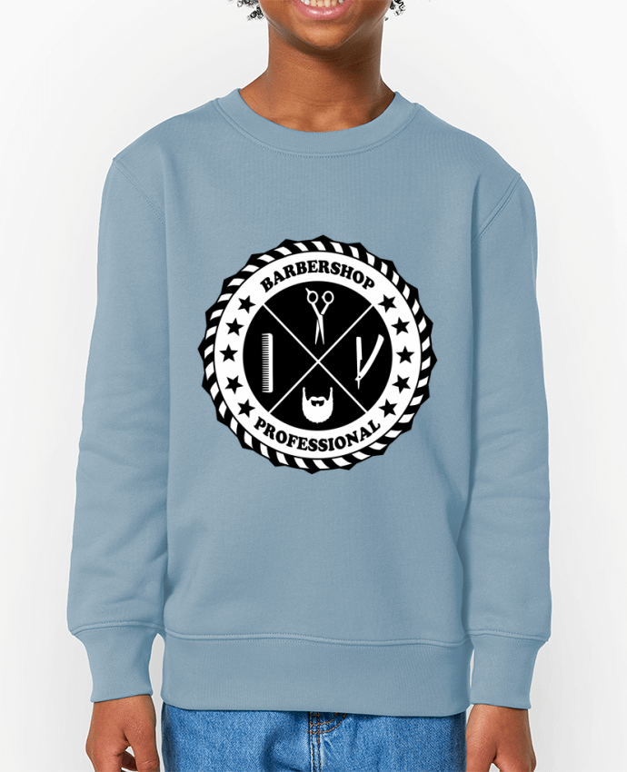 Sweat-shirt enfant BARBERSHOP BLASON Par  SG LXXXIII