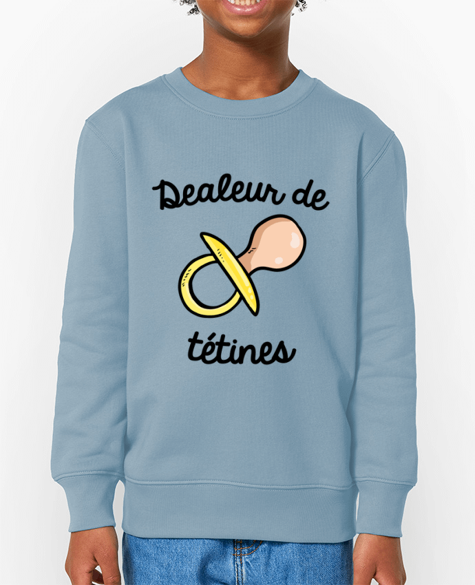Sweat-shirt enfant Dealeur de tétines Par  FRENCHUP-MAYO
