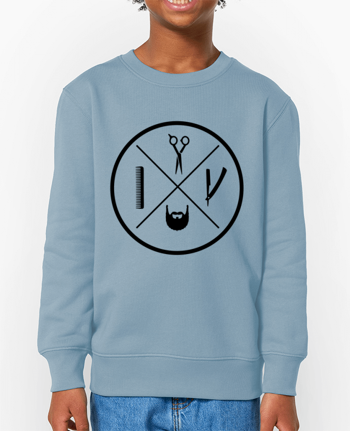 Sweat-shirt enfant BARBERSHOP BLASON Par  SG LXXXIII