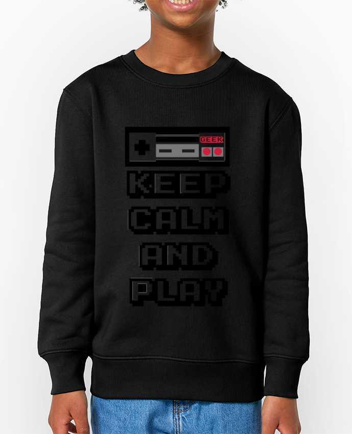 Sweat-shirt enfant KEEP CALM AND PLAY Par  SG LXXXIII