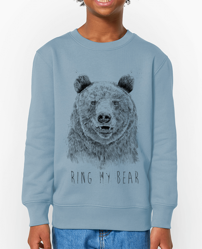 Sweat-shirt enfant Ring my bear (bw) Par  Balàzs Solti