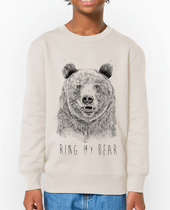 Sweat-shirt enfant Ring my bear (bw) Par  Balàzs Solti