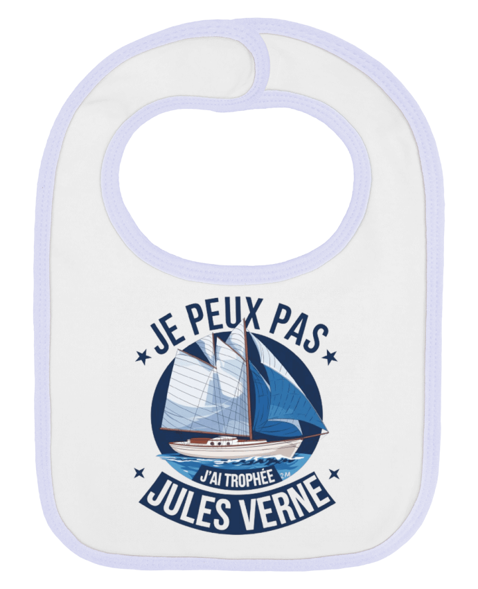 Bavoir bébé uni je peux pas j'ai trophée Jules verne par bwilfy