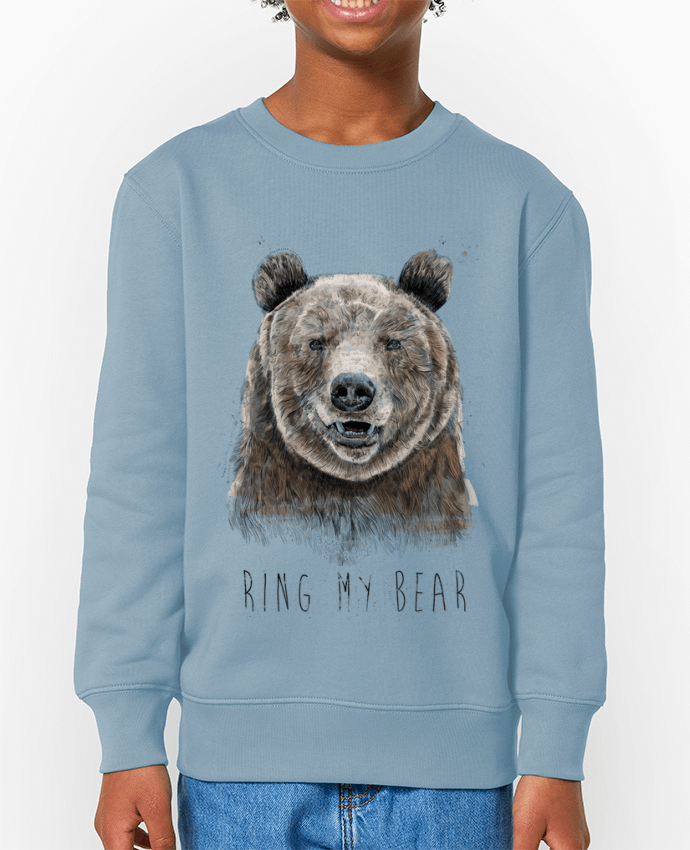 Sweat-shirt enfant Ring my bear Par  Balàzs Solti