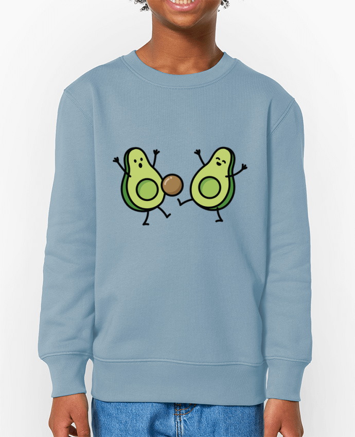 Sweat-shirt enfant Avocado soccer Par  LaundryFactory