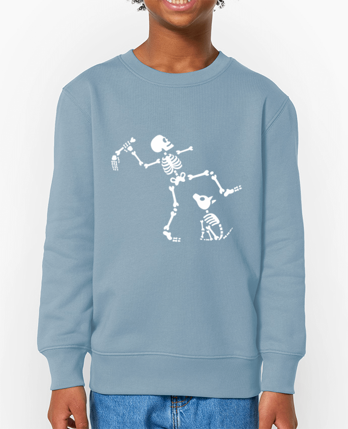 Sweat-shirt enfant Go fetch dog arm hand Par  LaundryFactory