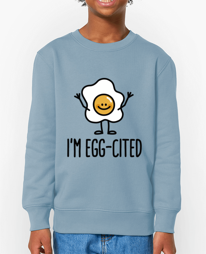 Sweat-shirt enfant I'm egg-cited Par  LaundryFactory