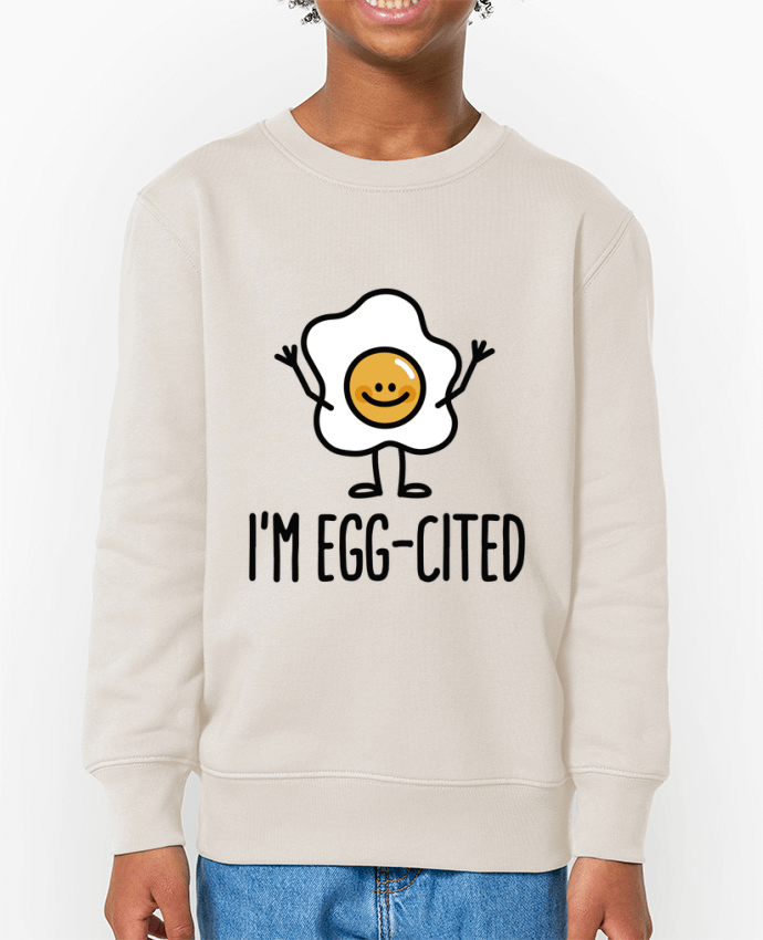 Sweat-shirt enfant I'm egg-cited Par  LaundryFactory