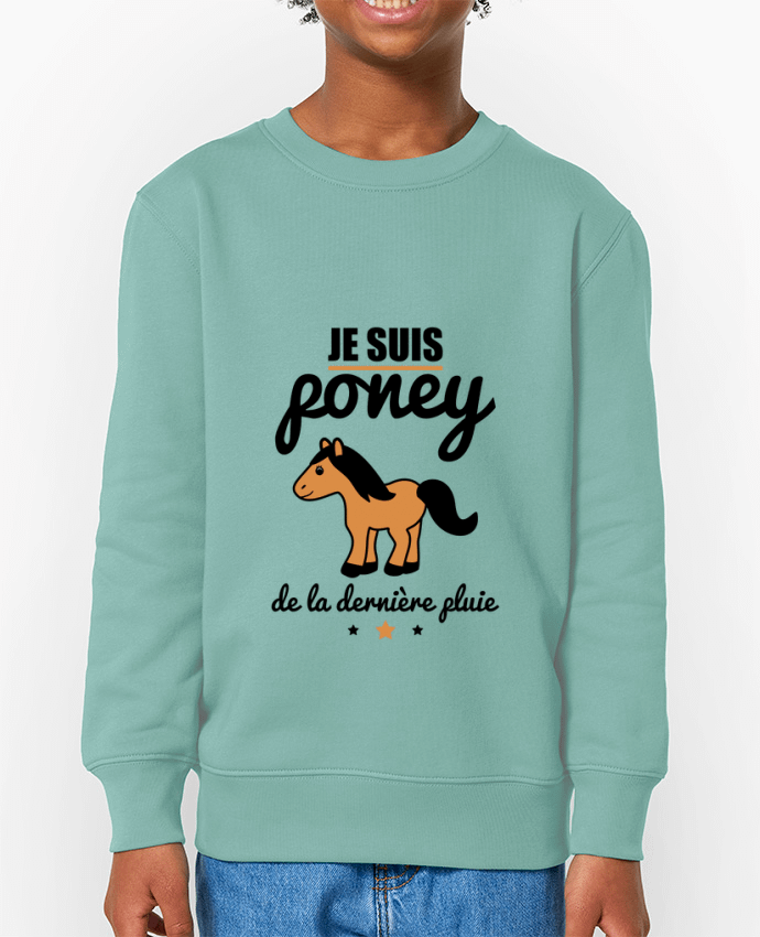 Sweat-shirt enfant Je suis poney de la dernière pluie Par  Benichan