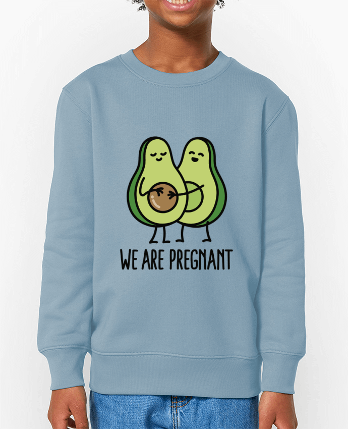 Sweat-shirt enfant Avocado we are pregnant Par  LaundryFactory