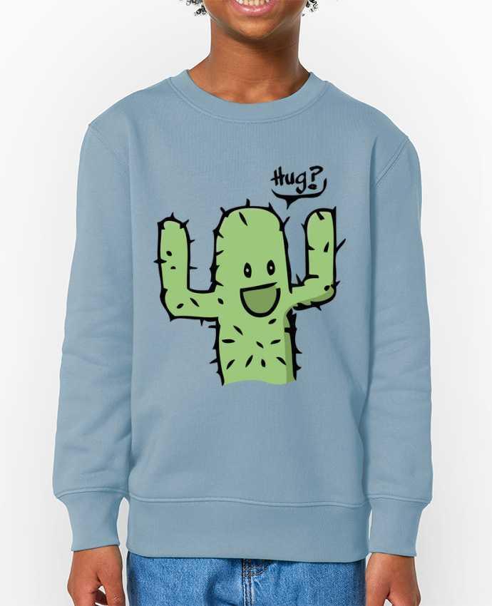 Sweat-shirt enfant cactus calin gratuit Par  Tête Au Carré