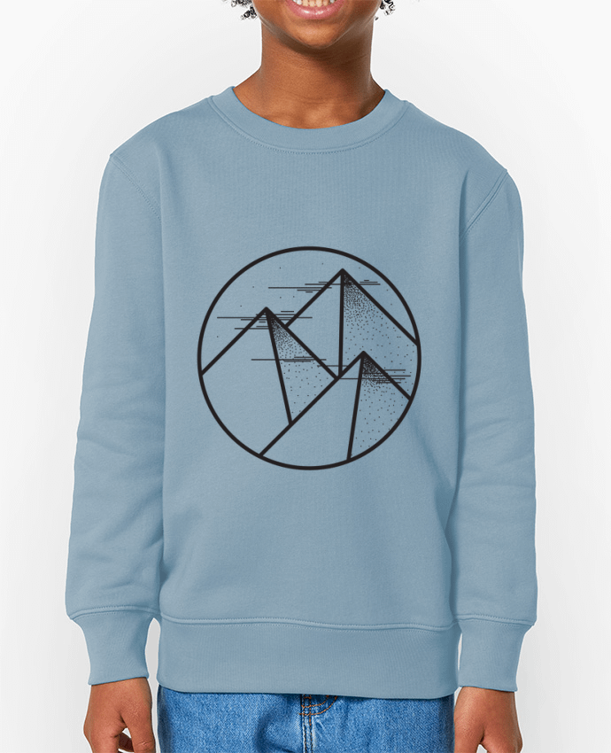 Sweat-shirt enfant montagne - graphique Par  /wait-design