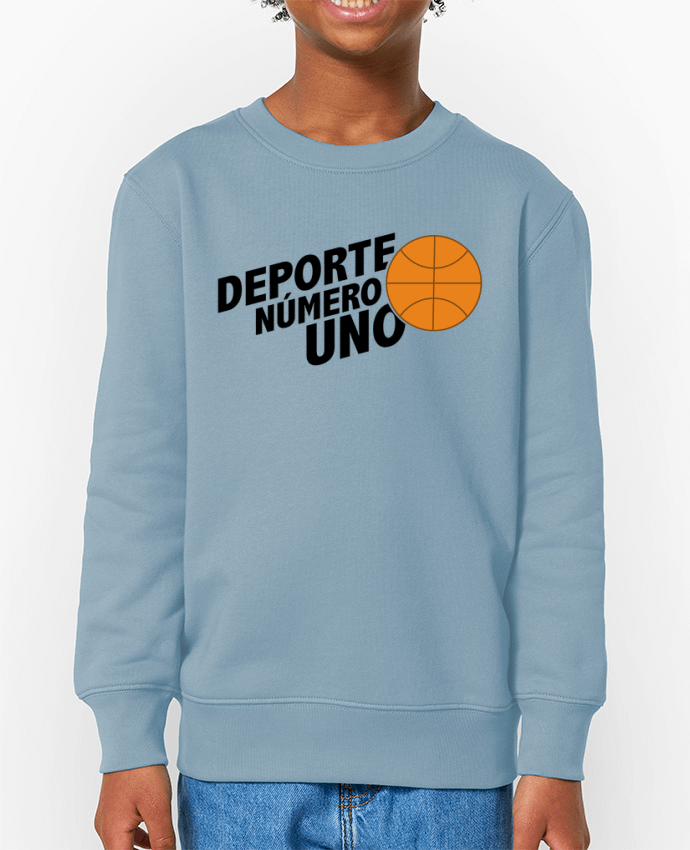 Sweat-shirt enfant Deporte Número Uno Basketball Par  tunetoo