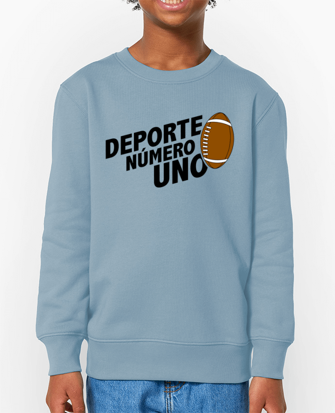 Sweat-shirt enfant Deporte Número Uno Rugby Par  tunetoo