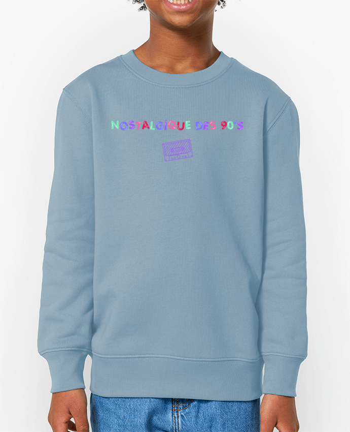 Sweat-shirt enfant Nostalgique 90s Cassette Par  tunetoo
