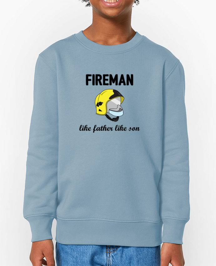 Sweat-shirt enfant Fireman Like father like son Par  tunetoo