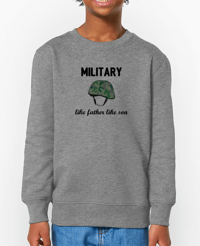 Sweat-shirt enfant Military Like father like son Par  tunetoo