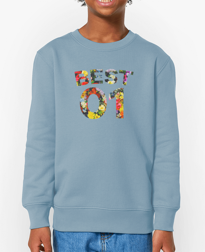 Sweat-shirt enfant BEST FRIENDS FLOWER 1 Par  tunetoo