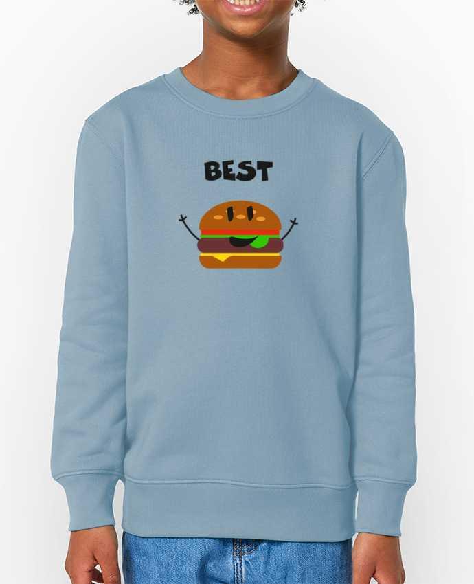 Sweat-shirt enfant BEST FRIENDS BURGER 1 Par  tunetoo