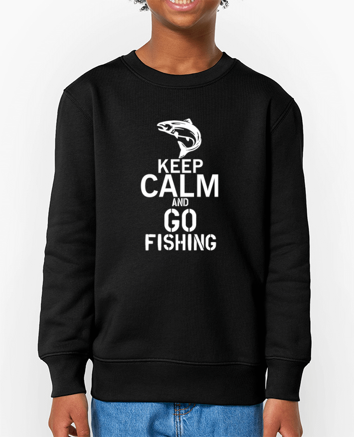 Sweat-shirt enfant Keep calm fishing Par  Original t-shirt