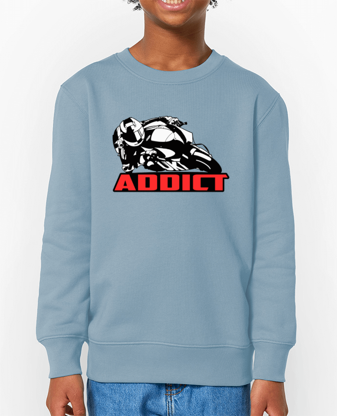 Sweat-shirt enfant Moto addict Par  Original t-shirt