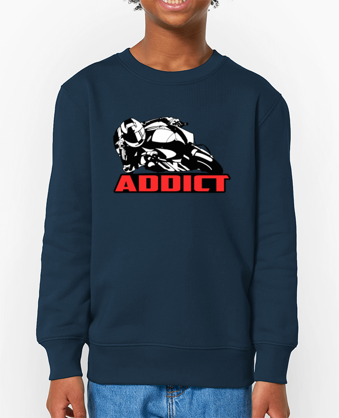 Sweat-shirt enfant Moto addict Par  Original t-shirt