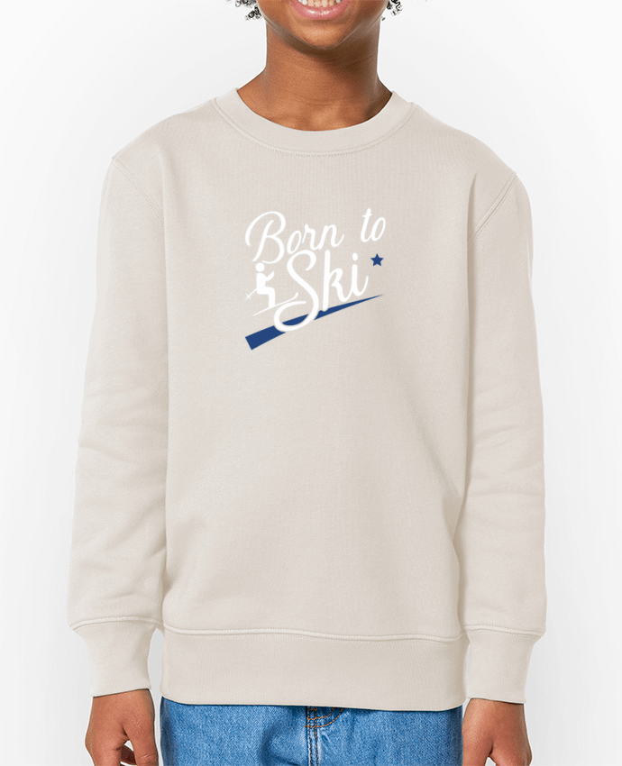 Sweat-shirt enfant Born to ski Par  Original t-shirt