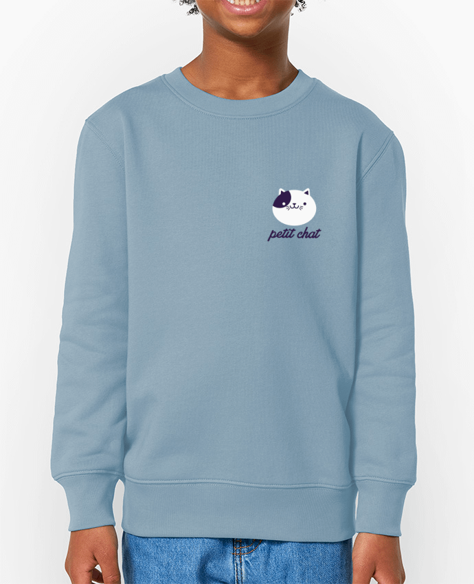 Sweat-shirt enfant Petit chat Par  Nana