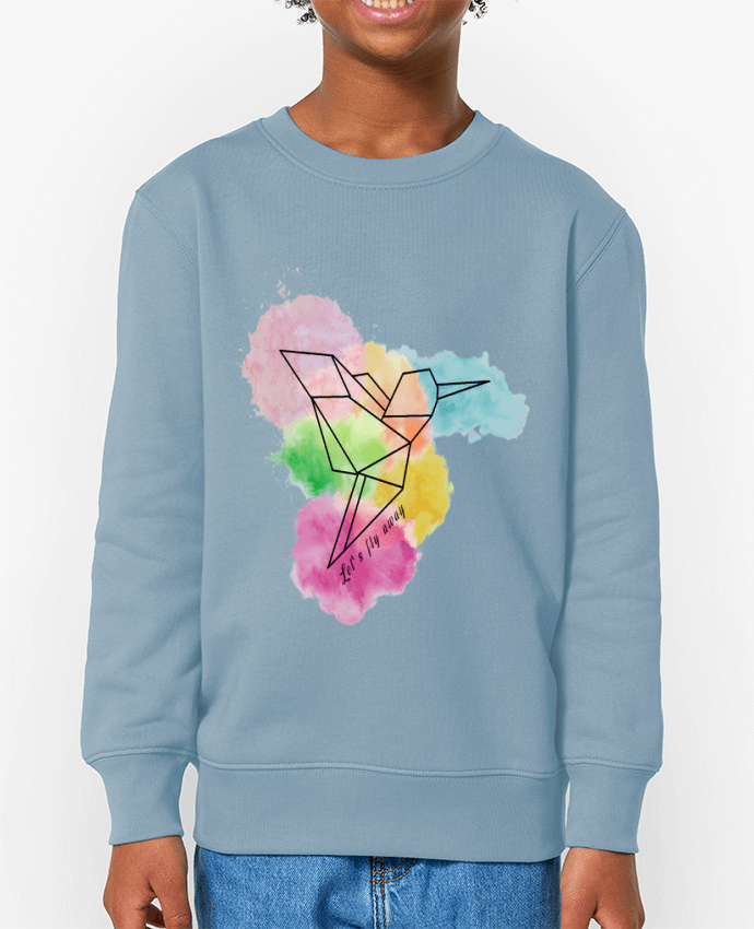 Sweat-shirt enfant Let's fly away Par  Cassiopia®