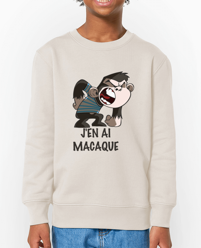 Sweat-shirt enfant J'en ai macaque ! Par  Le Cartooniste