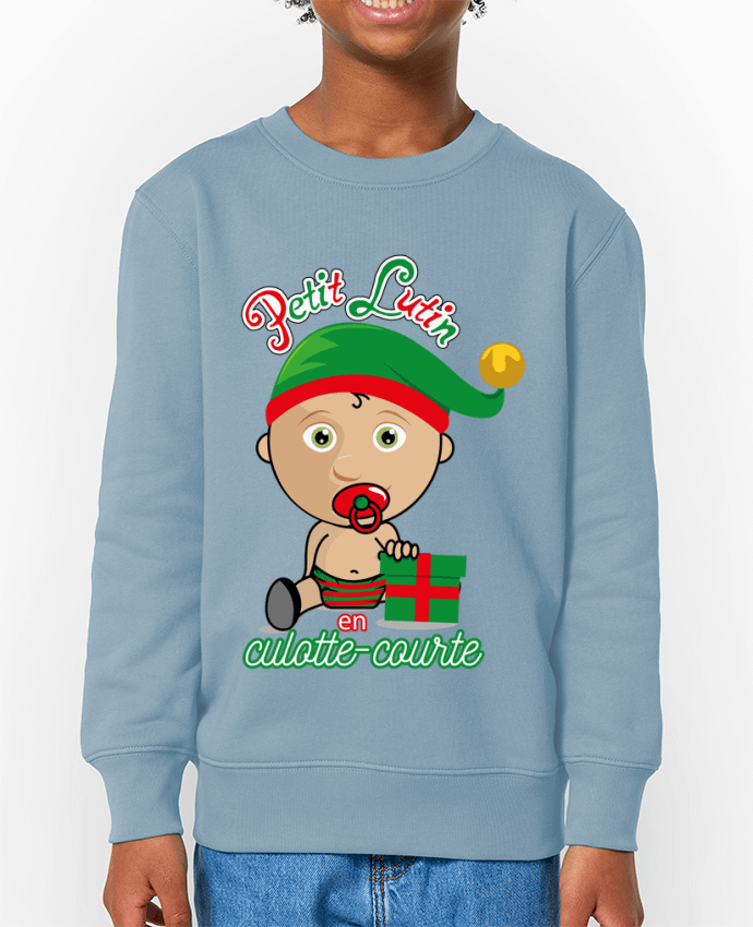 Sweat-shirt enfant Petit Lutin de Noël Par  GraphiCK-Kids