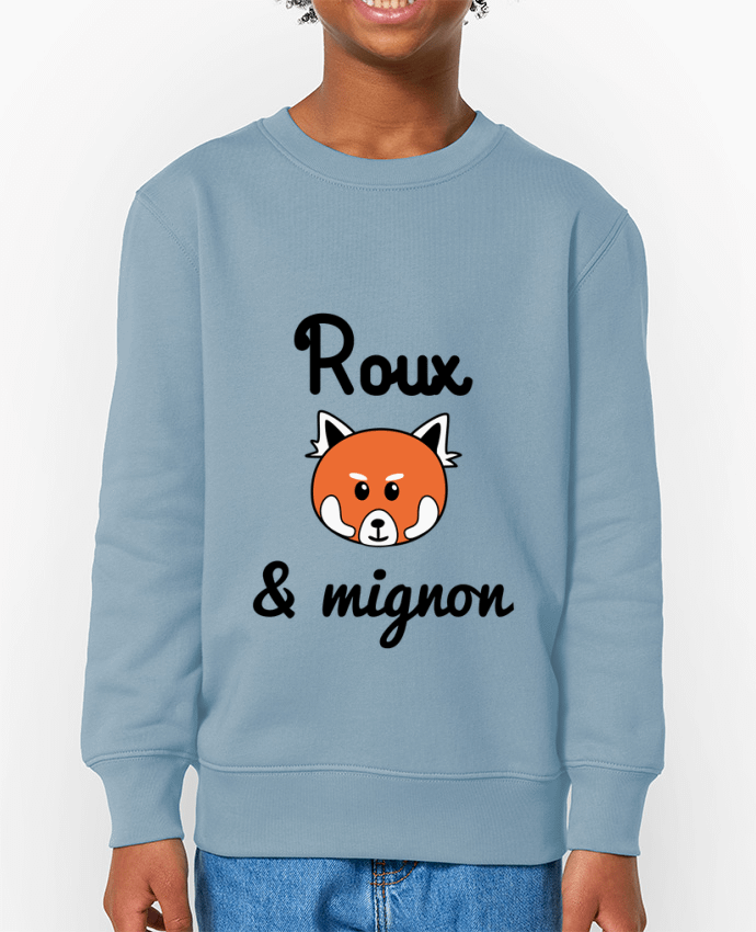 Sweat-shirt enfant Roux & Mignon, Panda roux Par  Benichan