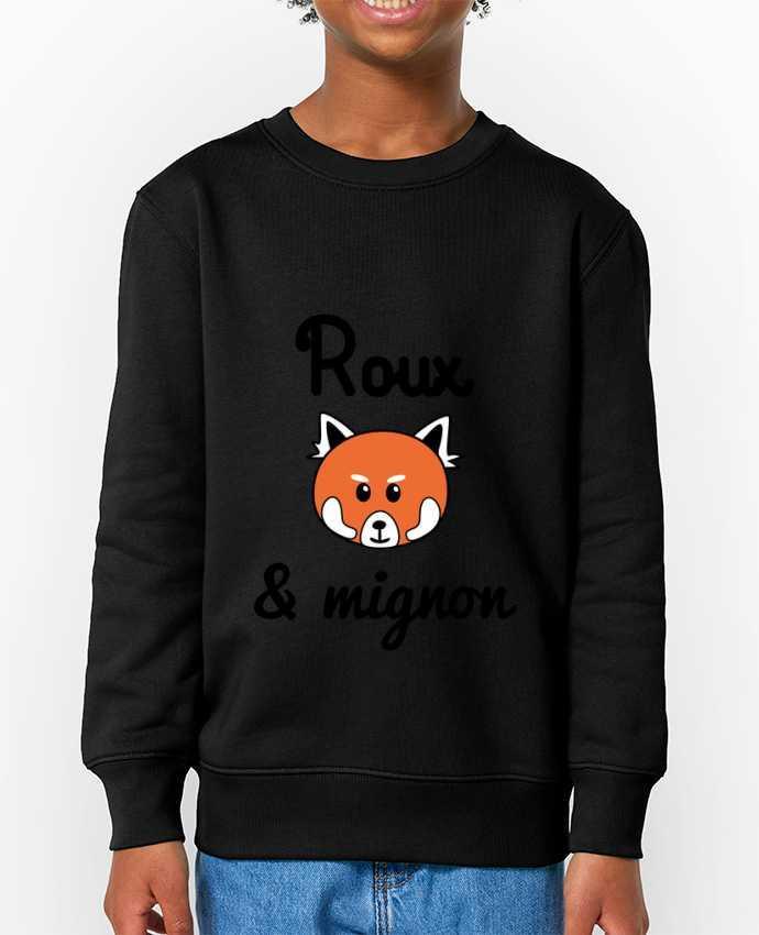 Sweat-shirt enfant Roux & Mignon, Panda roux Par  Benichan