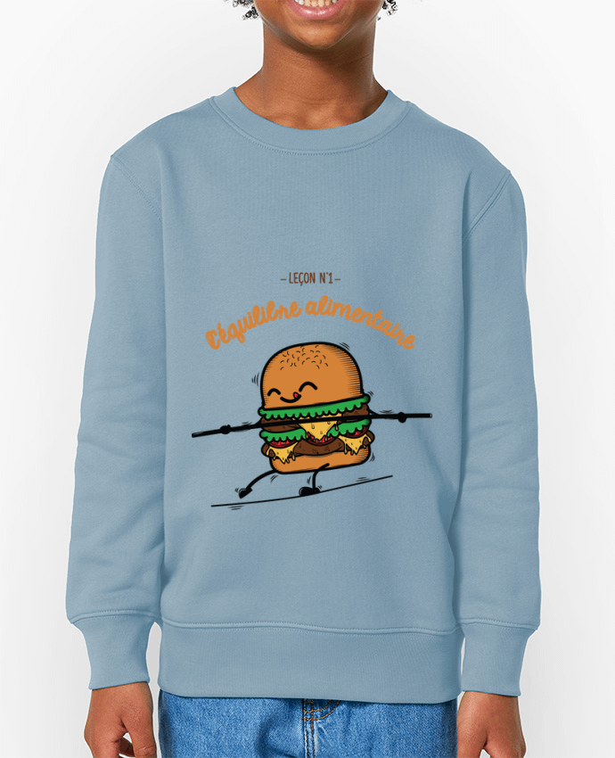 Sweat-shirt enfant Equilibre alimentaire Par  PTIT MYTHO
