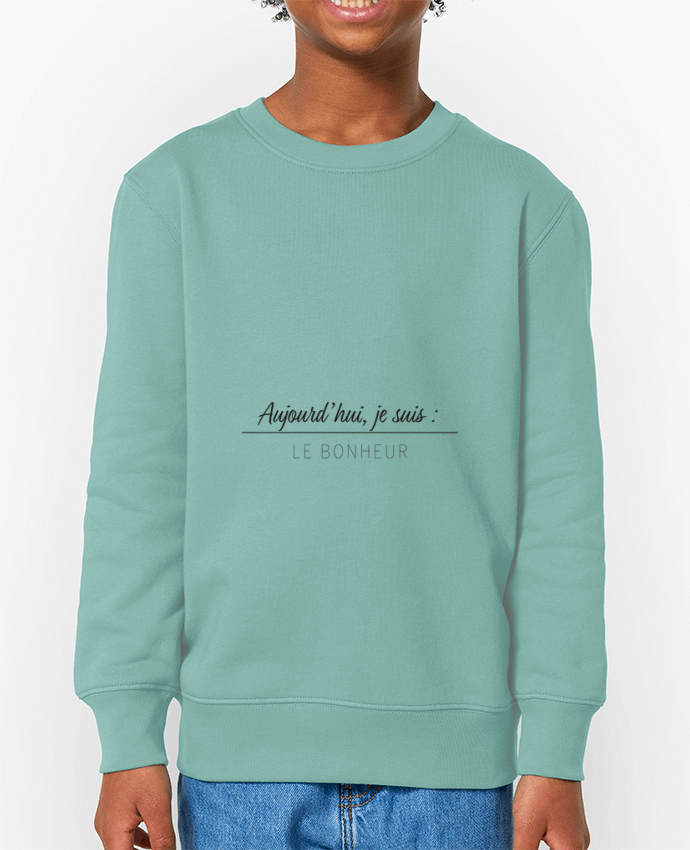 Sweat-shirt enfant Le bonheur Par  Mea Images