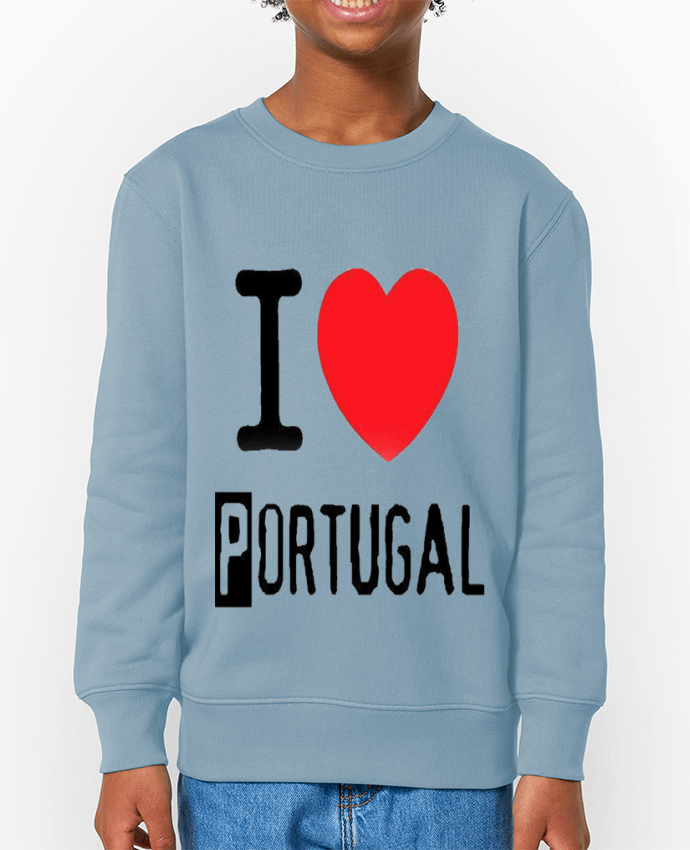 Sweat-shirt enfant I Love Portugal Par  HumourduPortugal