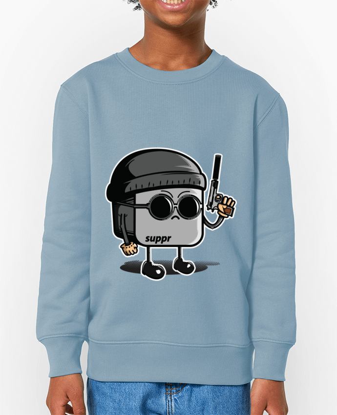 Sweat-shirt enfant LEON TOUCHPAD Par  PTIT MYTHO