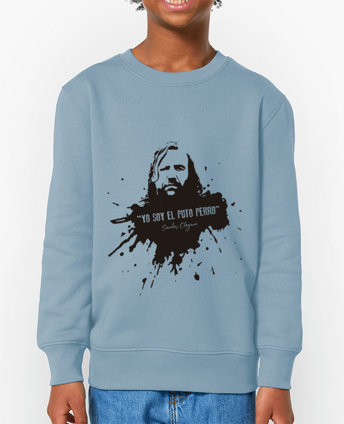 Sweat-shirt écoresponsable à col rond enfant El Puto Perro Sandor Clegane Par  Soul Dragon