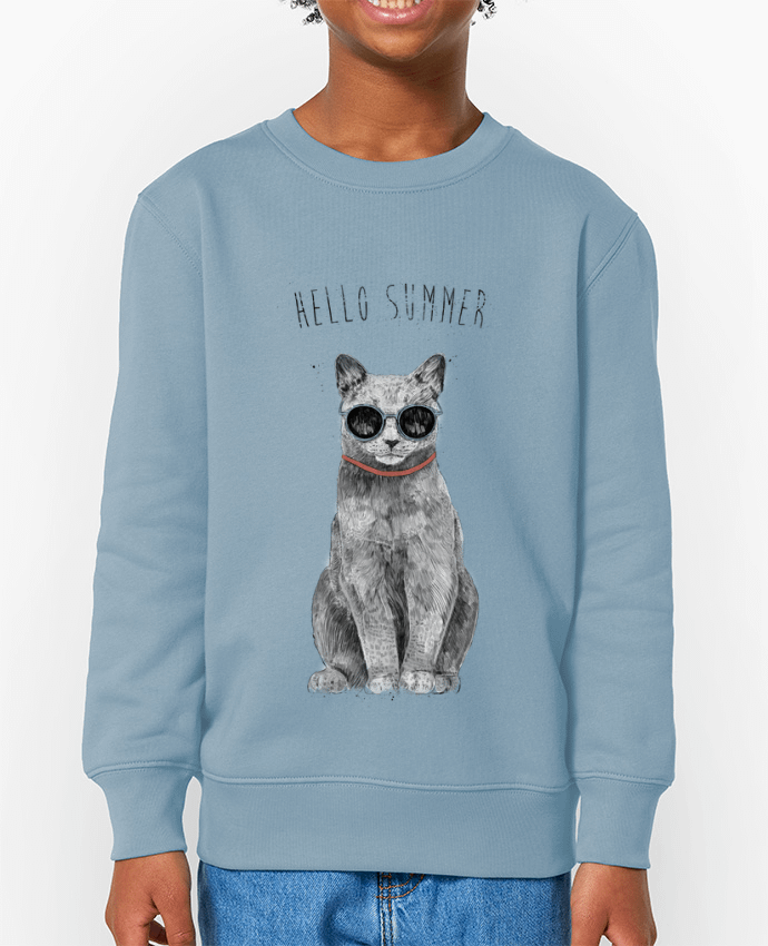 Sweat-shirt enfant Hello Summer Par  Balàzs Solti