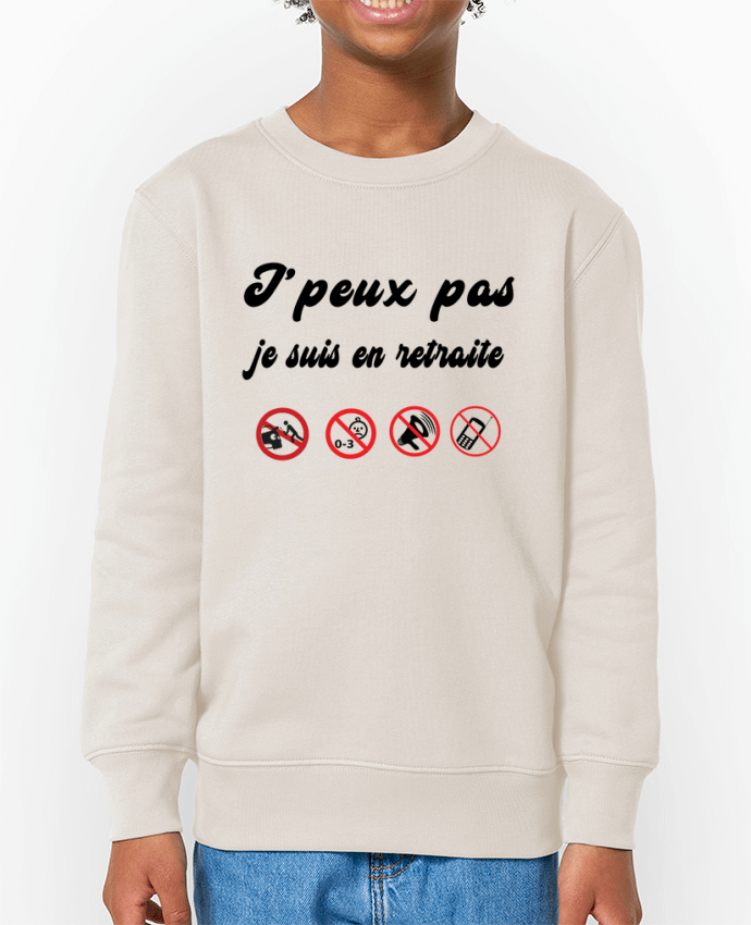 Sweat-shirt enfant Je peux pas je suis en retraite Par  jorrie