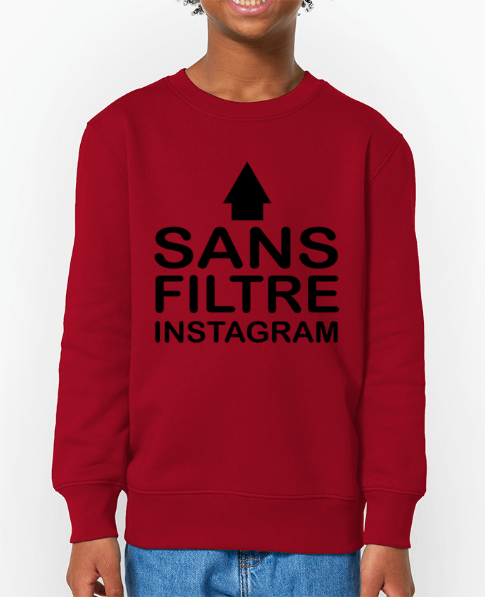 Sweat-shirt enfant Sans filtre instagram Par  jorrie