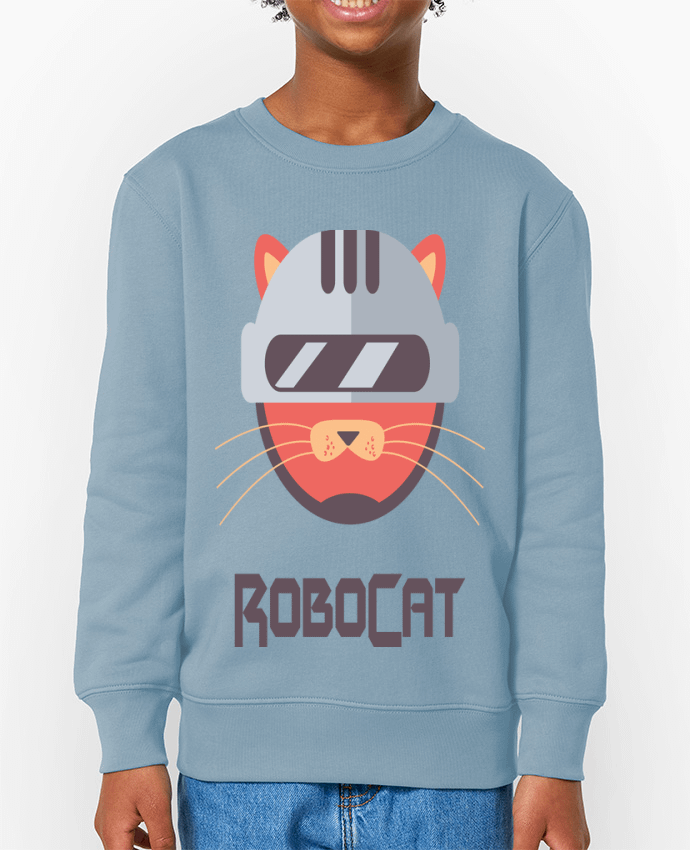 Sweat-shirt enfant ROBOCAT Par  Tchilleur