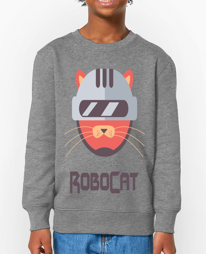 Sweat-shirt enfant ROBOCAT Par  Tchilleur