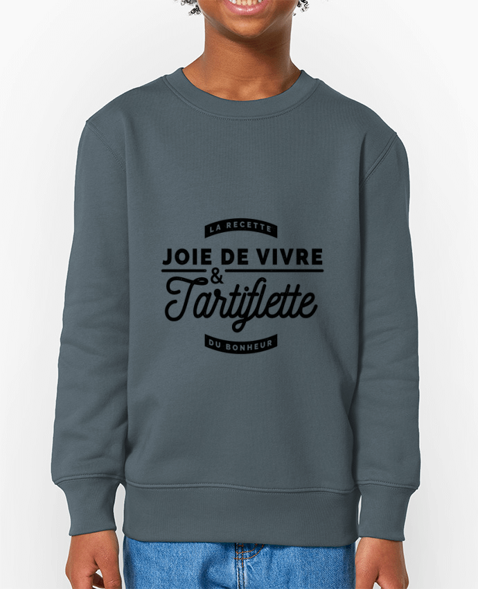 Sweat-shirt enfant Joie de vivre et Tartiflette Par  Rustic