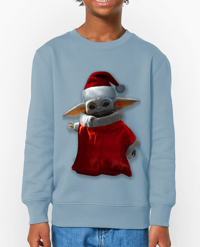 Sweat-shirt enfant Baby Yoda lutin de Noël Par  Kaarto