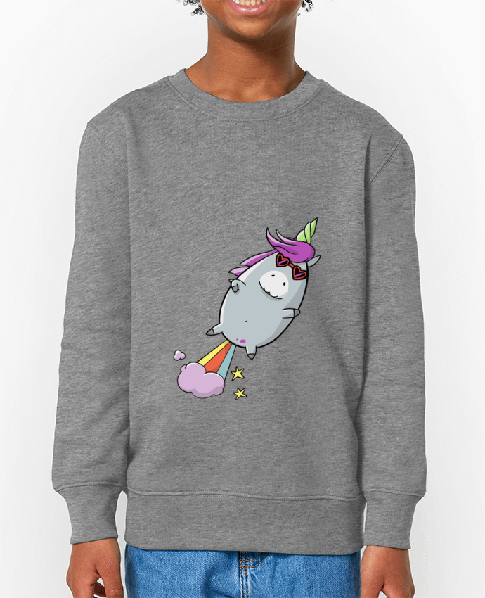 Sweat-shirt enfant Licorne à propulsion naturelle Par  TOMI AX