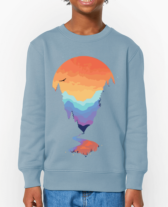 Sweat-shirt enfant Paysage de montagne Par  jorrie