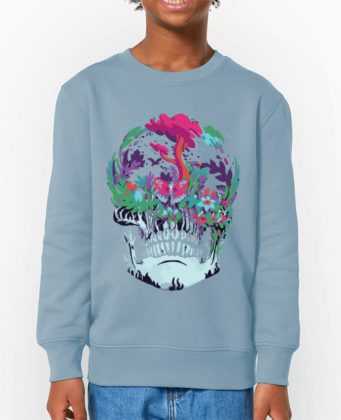 Sweat-shirt enfant Skull nature Par  jorrie