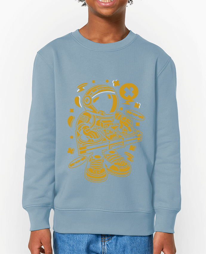 Sweat-shirt enfant Dj Astronaute Golden Cartoon | By Kap Atelier Cartoon Par  Kap Atelier