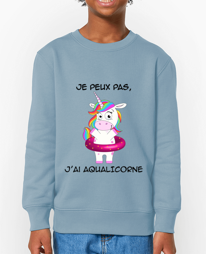 Sweat-shirt enfant Aqualicorne Par  Nathéo